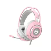 Slušalice Marvo HG8936 sa mikrofonom bela, roze