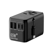 slomart Plastrol AD-4/EU/UNI/65W Univerzalni adapter, PD 65W + 2xUSB-C 15W + 2xUSB-A 12W