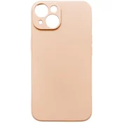 mobilNET silikonska torbica za iPhone 15 Plus, breskvinasta (fiber)
