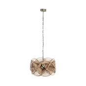 PTMD - Luster na lancu YENA 1xE27/40W/230V precnik 57 cm ratan