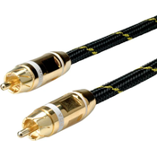 ROLINE GOLD Cinch Cable, simplex M - M, white 5.0m