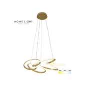 HOME LIGHT Solea 165 LED luster zlatni