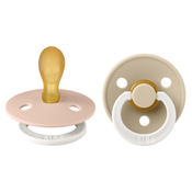 bibs simetrična duda colour night blush & vanilla