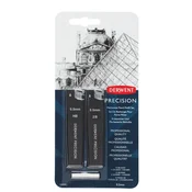 Grafitne mine, komplet, 0,5 mm, HB, 2B, DERWENT Precision, 33 kosov