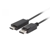 Lanberg CA-DPHD-11CC-0050-BK, DisplayPort, HDMI, 5 m, Crno