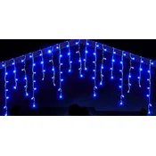 Multistore.si LED ledene sveče, 200 LED, modre, 5 x 0,6 m