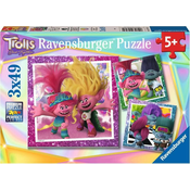Ravensburger Puzzle Trolli 3, 3x49 kosov