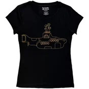 The Beatles Yellow Submarine (Embellished) Black M Ženske Majica