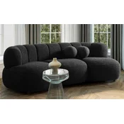 Casa Padrino luxury sofa black 230 x 95 x H. 75 cm - Living room sofa - Hotel sofa - Living room furniture - Hotel furniture - Luxury furniture - Luxury furnishings