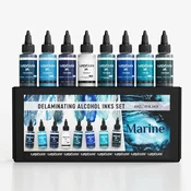 KAMENSKAYA Set črnil za delaminacijo Marine 8x30 ml