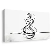 Slika elegantne linije ženske - 150x100