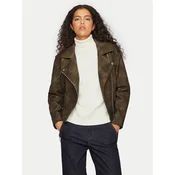 Vila Jakna iz umetnega usnja Line 14102785 Rjava Regular Fit
