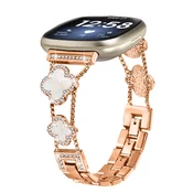 INF Cloverlink pašček za Fitbit Versa 3/4/Sense 2 PinkGold, (22076890)