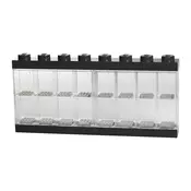 LEGO IZLOŽBENA POLICA ZA 16 MINIFIGURA: CRNA