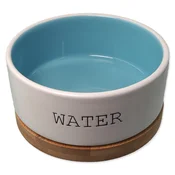 Dog Fantasy MIŠKA DOG FANTASY keramická bílo-modrá WATER s podtáckem 13 x 5,5 cm 400 ml