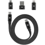 Edizard Magnetni Tip - C kabel 240W - 1 m – Črna KP36774