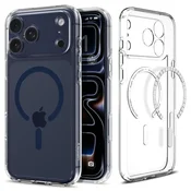 Spigen Ultra hibridni MagSafe, prozorno temno moder - iPhone 17 Pro