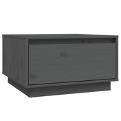 Stolic za kavu sivi 55 x 56 x 32 cm od masivne borovine
