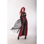 Rdeča vampirka odrasli kostum