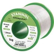 Stannol Stannol Ecology TS spajkalna žica\, neosvinčena tuljava Sn95\,5Ag3\,8Cu0\,7 REL0 1000 g 1 mm, (20428541)