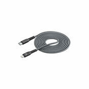 Kabel CELLULARLINE USB-C na Lightning, Tetraforce, 2m, črn