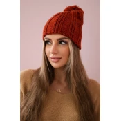 Kesi Cap with fleece Idalia K284 brown