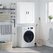 Vidaxl vidaXL Stenska omarica bela 69,5x34x90 cm material na osnovi lesa
