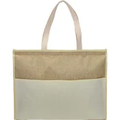 PROMOCIJA VREČKA JUTA COOLER 43X20X34 IZ JUTE IN BOMBAŽA