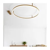 Ideal Lux - stropna LED svetilka ORACLE SLIM LED/53W/230V 3000K, premer 90 cm, zlata