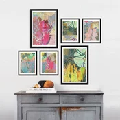 Wallity Dekorativna slika SET_119, 24x44cm, 6 delova