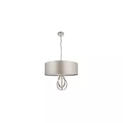 Endon 95215 - Luster na lancu 5xE27/10W/230V precnik 70 cm siv