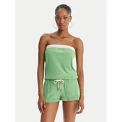 Juicy Couture Kombinezon Applique Terry JCWFP126316 Zelena Regular Fit