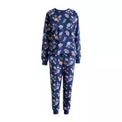 Cath Kidston Pižama  modra / mornarska / temno oranžna / bela
