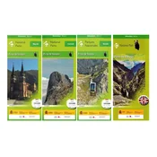 Picos de Europa. Komplet: turistični zemljevid x 3 + vodnik. Objavljeno 2023. IGN