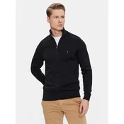 Tommy Hilfiger Pletena jopica MW0MW28050 Črna Regular Fit