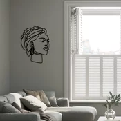 Wallity Zidna dekoracija Afro, 52,5x66cm, Crna