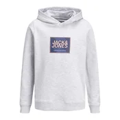 Jack & Jones Junior Majica marine/rumena/pegasto bela