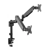 GEMBIRD Podesivi dupli stoni držac za monitor Tilt,17-32 MA-DA2P-01 44281 crni