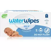Water Wipes Baby Wipes otroški nežni vlažni robčki 9x60 kos