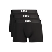 Bokserji Hugo Boss Trunk 3-Pack Boss One Black S