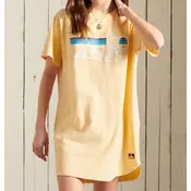 Superdry CALI SURF RAGLAN TSHIRT DRESS, odjeća, žuta W8010812A