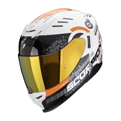 Scorpion EXO-520 EVO AIR TITAN full-face motociklisticka kaciga bijelo-narancasta rasprodaja