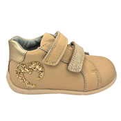 Pollino Patike za devojcice 4201 BEIGE, Bež-zlatne