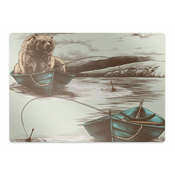 Decormat Podloga za pisarniški stol Bear in łódź 140x100 cm 15 cm