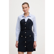 Morgan Srajčna obleka 261-RIVOL Mornarsko modra Slim Fit