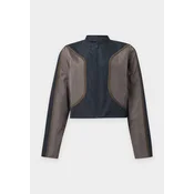 Nike Sportswear Prehodna jakna STREET MOTO rjava/barva blata/črna