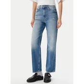 Tommy Jeans Jeans hlače Layla DW0DW19772 Modra Straight Fit