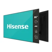 HISENSE Interactive display 86DM66D, 86, 4K UHD, 500 nita, Crni