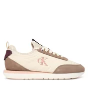 Superge Calvin Klein Retro Runner Lace Up Sock YW0YW02060 Kremna