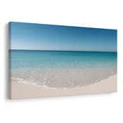 Slika mirno turkizno morje in plaža - 60x40
